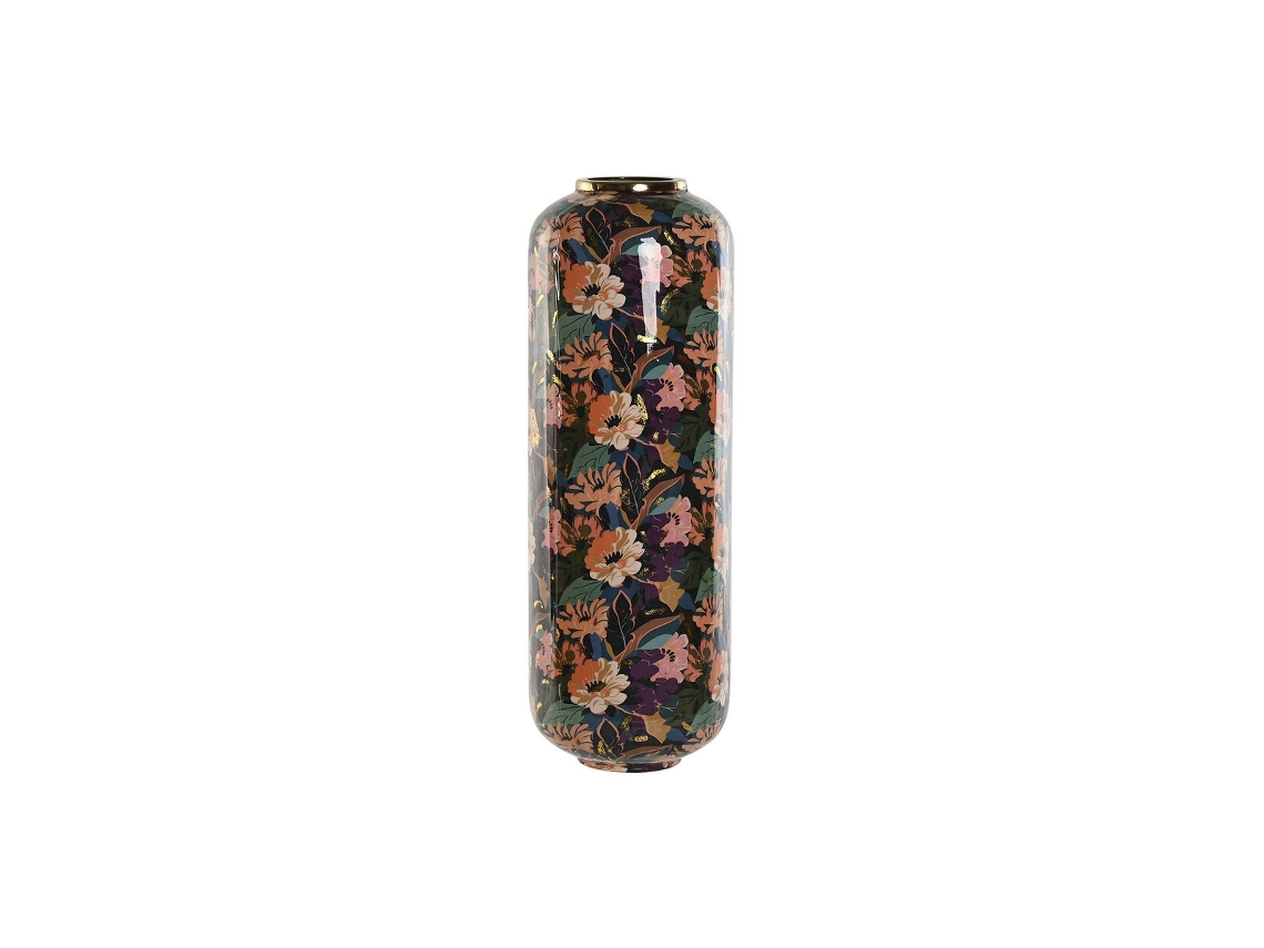 Vaso HOME ESPRIT Multicolor Metal 25 x 25 x 70 cm
