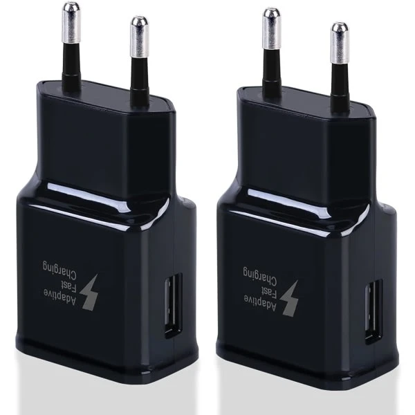 Adaptador De Carregamento Rápido, Pack 2 Unidades, Telemóvel E Tablet