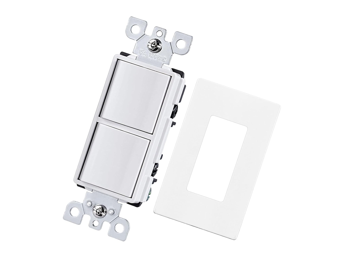 Interruptor De Luz Moderno Alavanca Única, Fácil Instalação Para Uso Doméstico, Interruptores Decorativos Modernos