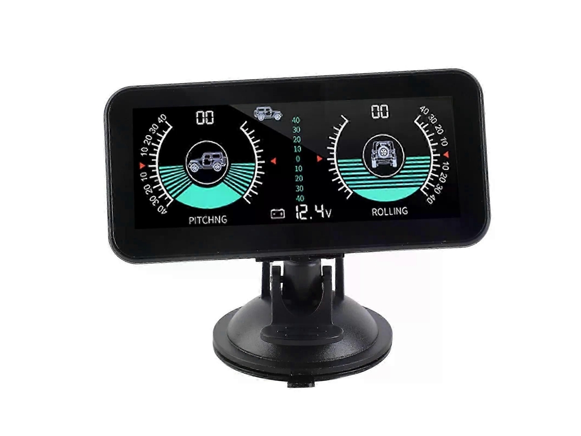 Inclinômetro Inteligente E Sofisticado Para Carro, Com Hud De Alta Resolução, Monitoramento Em Tempo Real, Alertas Automáticos E Medidor Digital