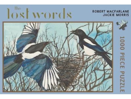 Livro The Lost Words Magpie 1000 Piece jigsaw de Robert Macfarlane (Inglês)