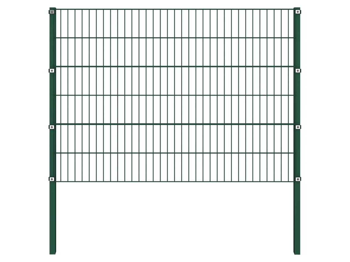 Fence Panel, Fence Panels Vidaxl Verde Ferro (n/a)