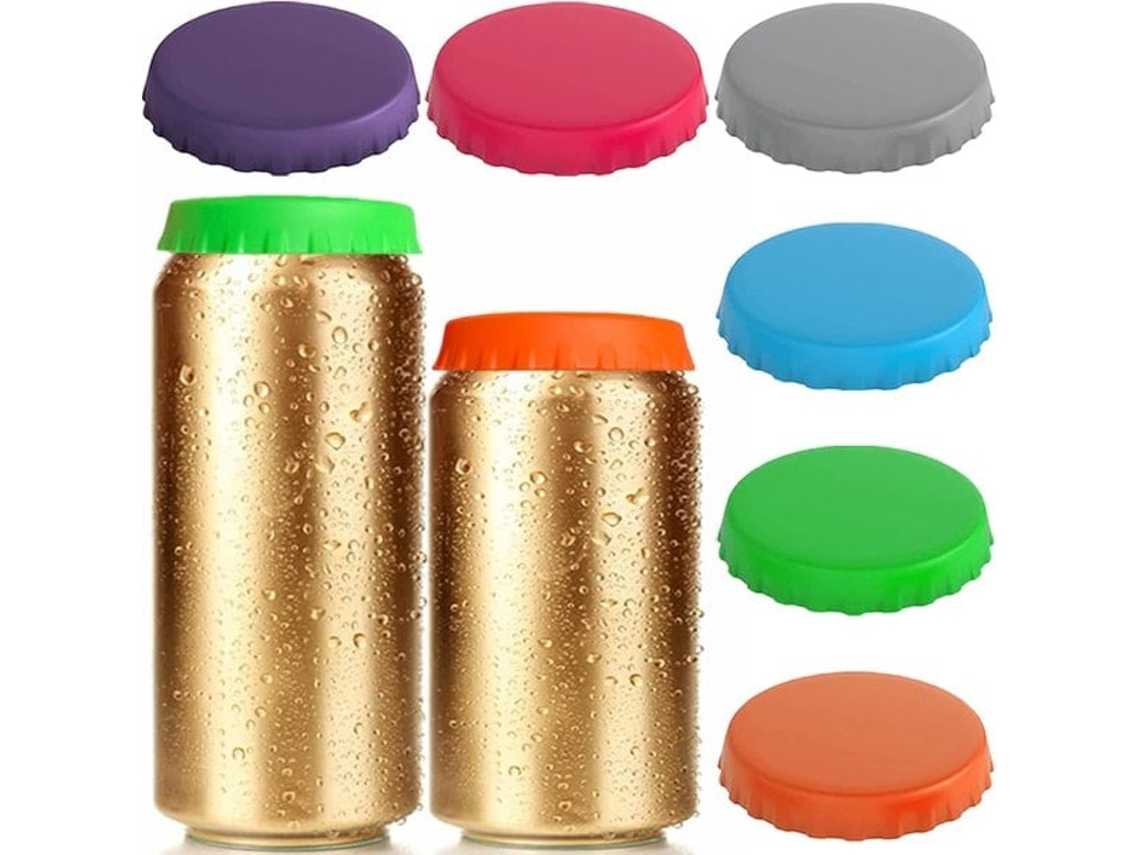 Tampas De Silicone Para Latas De Refrigerante, Pacote Com 6 Unidades, Tampas Reutilizáveis ​​para Latas De Refrigerante/bebida/cerveja, Sd