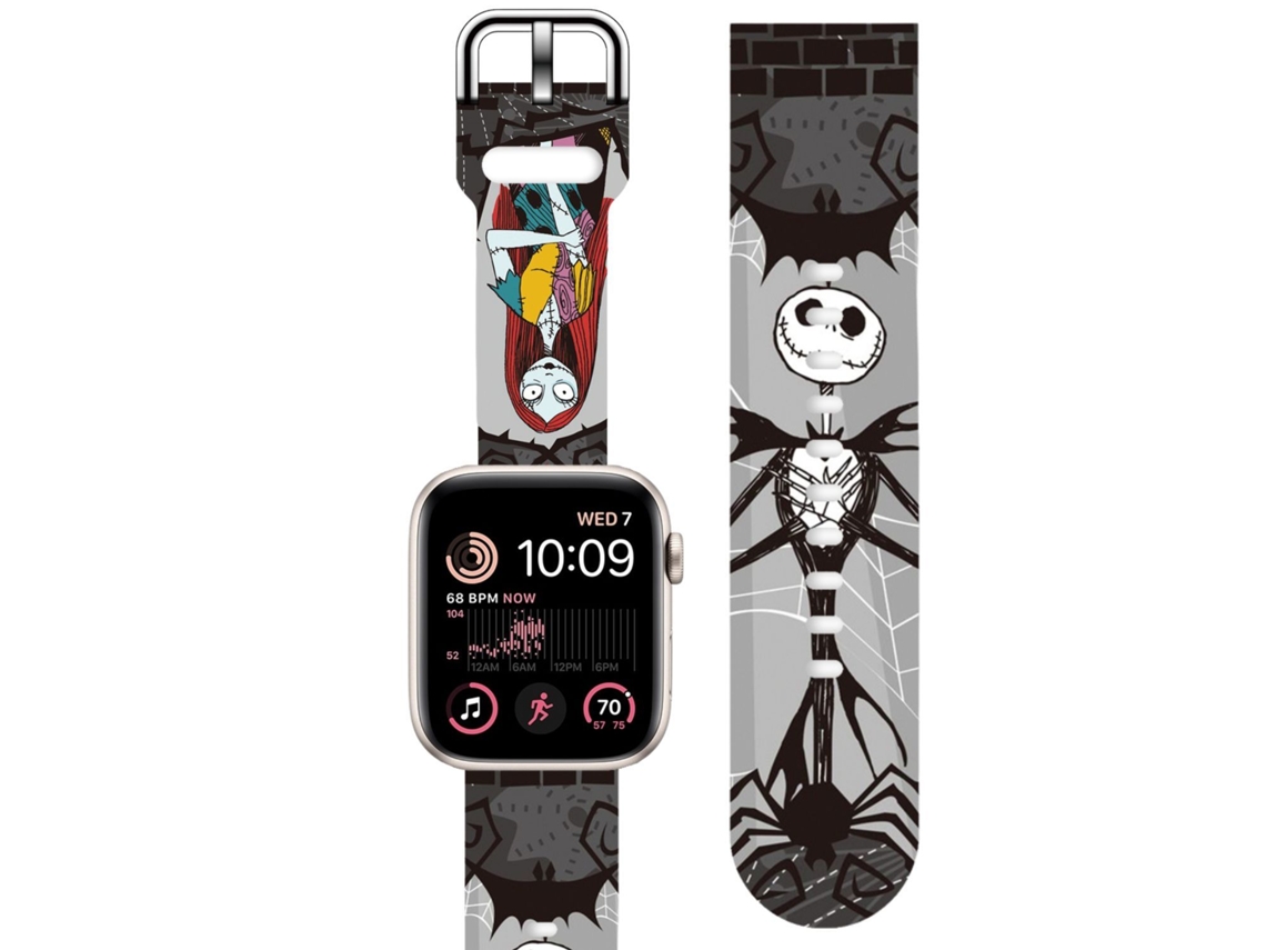 Bracelete Silicone Líquido para Apple Watch Series 8 41mm Preto