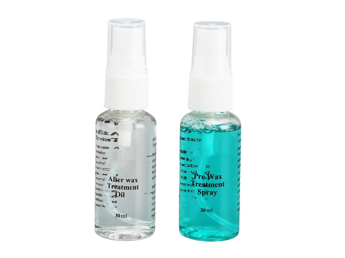 2026 kit de Tratamento com Cera Reduzir Vermelho Remover Resíduo Spray Pré cera Óleo Pós cera para Depilação
