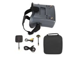 Óculos De Vídeo Fpv 5.8g Rc Aircraft Glasses Com Dvr Tela De 4,3 Polegadas 800x480 Bateria De 3,7 V E 2000 Mah