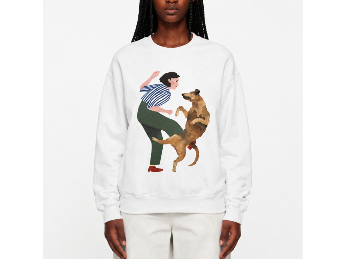Rockinstone Dancing Dogs | Classic Sweatshirt Unique Designer Style