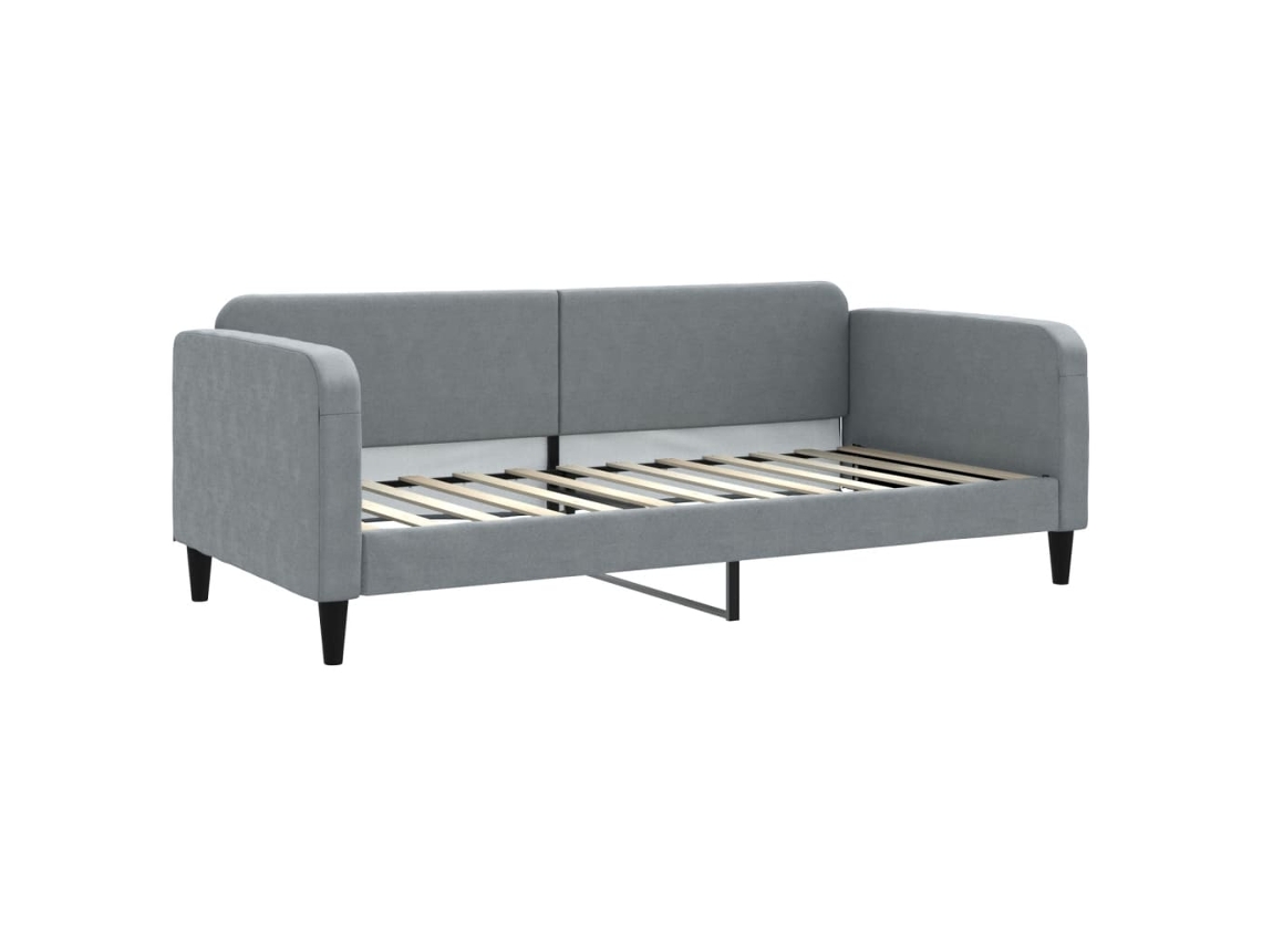 Day Bed, Day Beds Vidaxl Cinzeto Tecido (90 X 200 Cm)