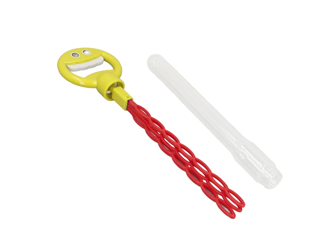 Mali varinha de Bolhas em Massa 32 Buracos Anti vazamento Plástico Careta Brinquedo de Verão Amarelo para Exterior