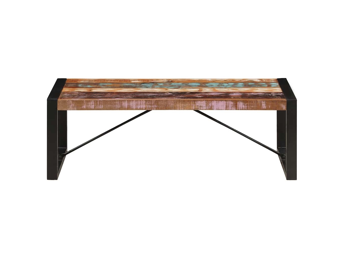 Mesa de Centro 120x60x40 Cm Madeira Recuperada Maciça MAISON EXCLUSIVE