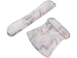 Conjunto de 2 Apoio Pulso Ergonômico Silicone Alipis para Teclado, Branco, Almofada Confortável, Peças Jogos e