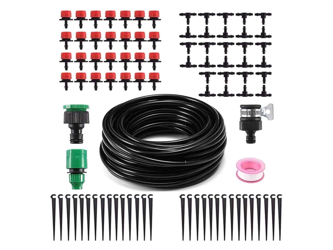 Kit De Irrigação, Sistema De Gotejamento, Rega Automática, Para Vasos, Estufas, Hortas E Áreas Exteriores