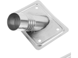 Adaptador De Cabo Com Rosca Em Aço Inoxidável Resistente E Estável Kallory Para Vassoura Telescópico 1 Polegada, Para