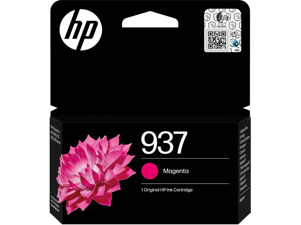 Tinteiro HP 937 Rosa (4S6W3NE)