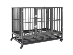Vidaxl Jaula Com Rodas Aço 102x72x85 Cm