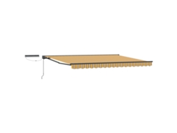Conjunto 1 Toldo Retrátil Elétrico Vidaxl Antracite Alumínio (4,5 × 3 M)
