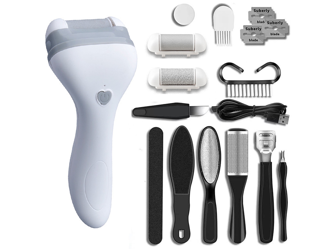 Conjunto De 10 Lixas Elétricas Automáticas Para Os Pés Yuysan - Remove Pele Morta E Calosidades.