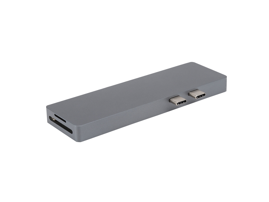 Adaptador Hub Multiporta Tipo C Duplo 8 Em 1 4k Hdmi Para Macbook 2016/2017/2018 Pro 13 Polegadas 15 Polegadas Brilvibera