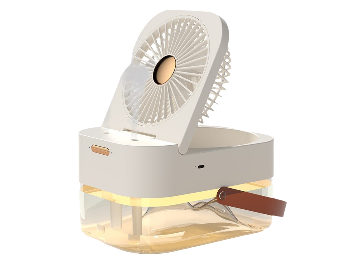 Laxiscreed Difusor De Névoa E Ventilador De Mesa Usb Silencioso Para Casa E Escritório