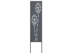 Maison Exclusive - Tela De Privacidade Para Jardim Fretwork Antracite 32 X 140 Cm