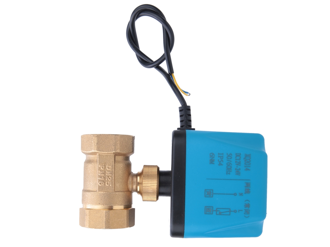 Válvula De Esfera Eléctrica Laxiscreed Dc12-24v Com Interface G1 Para Automação De Circuitos