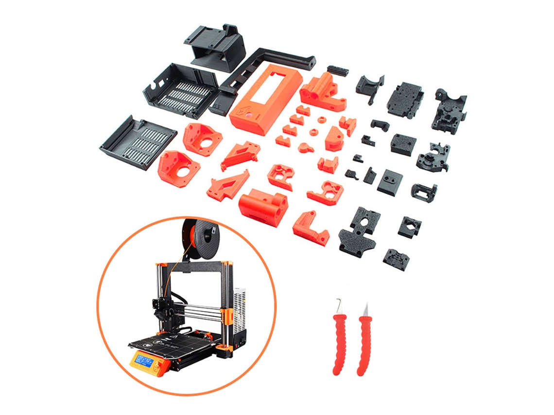 Peças Impressas em Petg para Acessórios de Impressora 3D Diy Prusa I3 Mk3/3s | S/MARCA