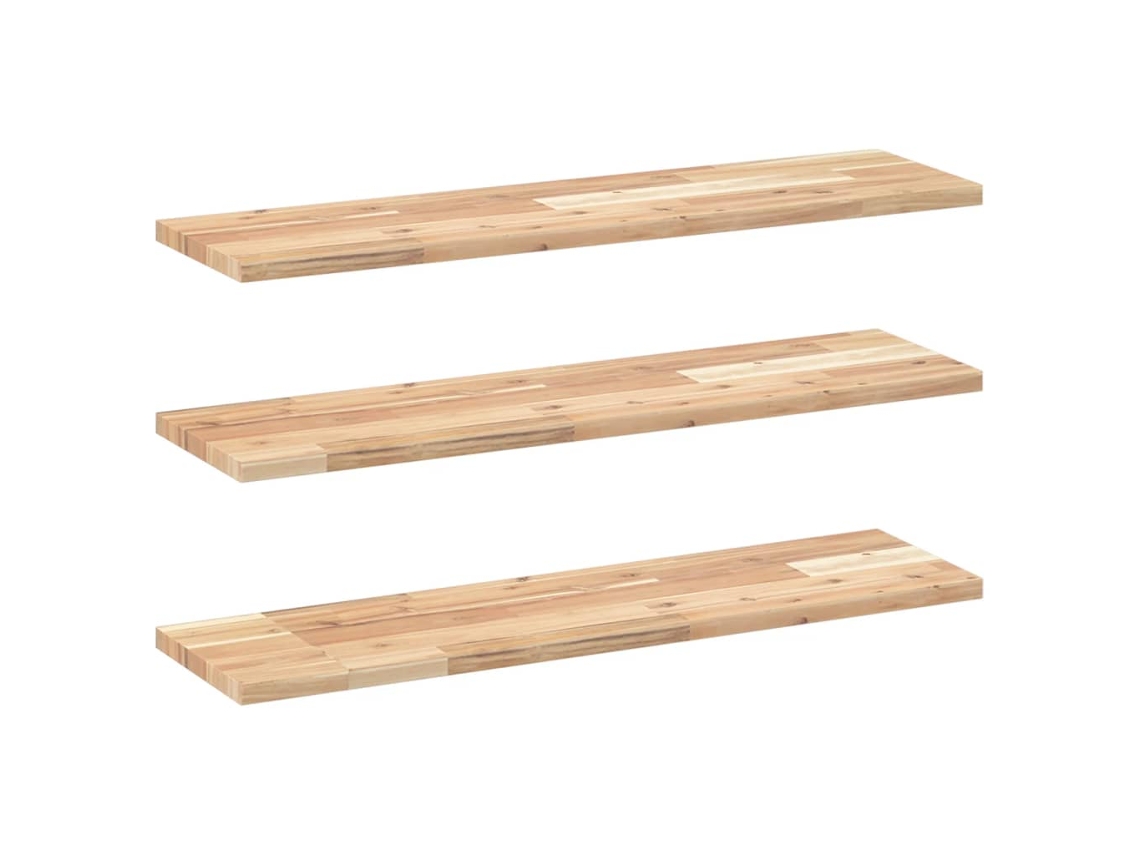 Floating Shelf, Floating Shelves Vidaxl Marrom Madeira De Acácia (100 X 20 X 2 Cm)