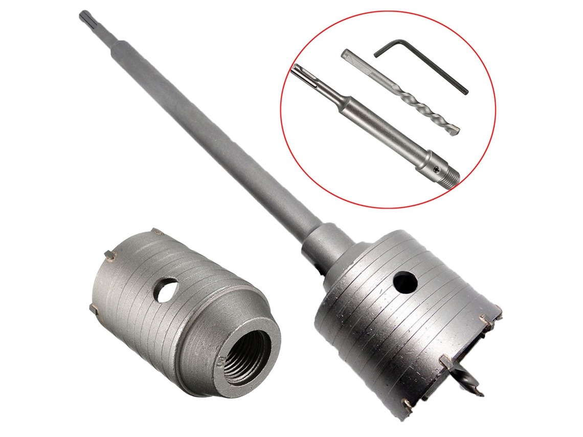 Laxiscreed Brocas Sds Plus Para Paredes, Corte Rápido E Versátil Para Diversos Materiais