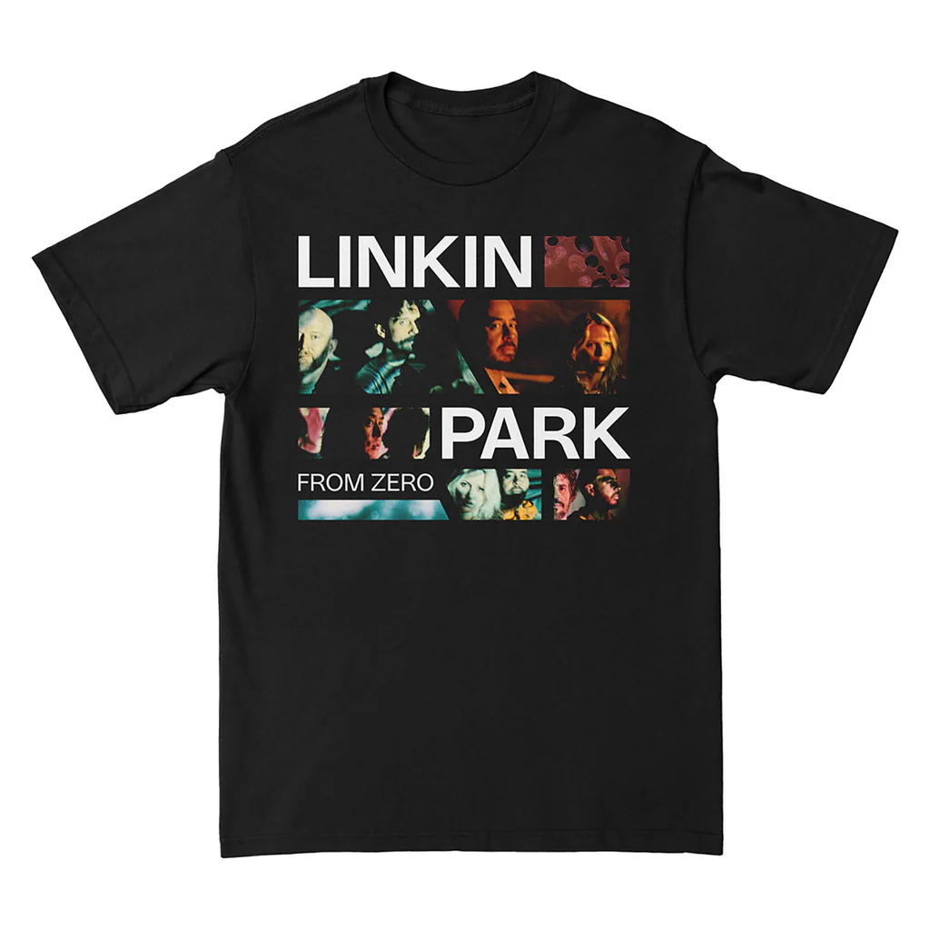 Rockinstone Unisex Linkin Park From Zero Photo Grid T-shirt-m