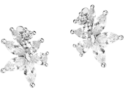 Stabilisateurs D'écouteurs En Forme De Feuilles Avec Clip D'installation En Cristal Pour La
