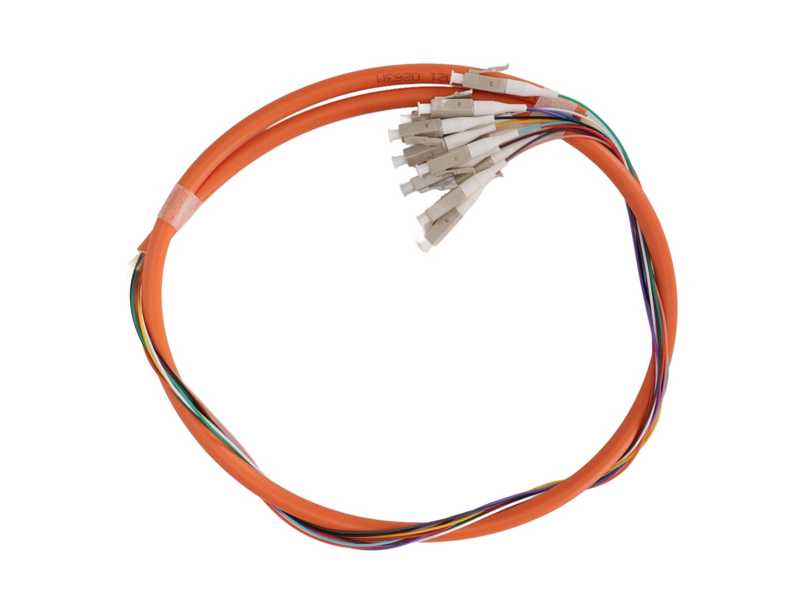 Cabo de Fibra Óptica LAXISCREED 12 núcleos multimodo baixa perda de inserção