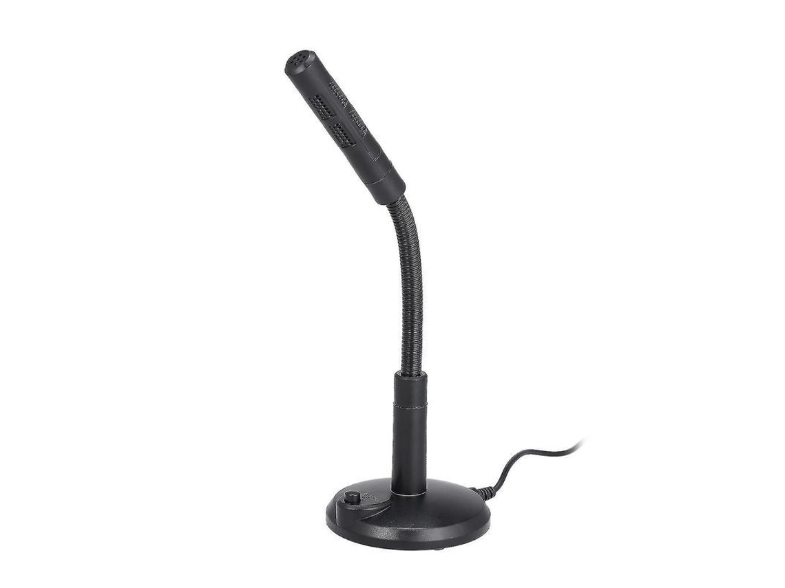 2026 microfone de Mesa Usb Plug Play Omnidirecional para Pc Laptop Jogos Gravação Chat Reunião Preto