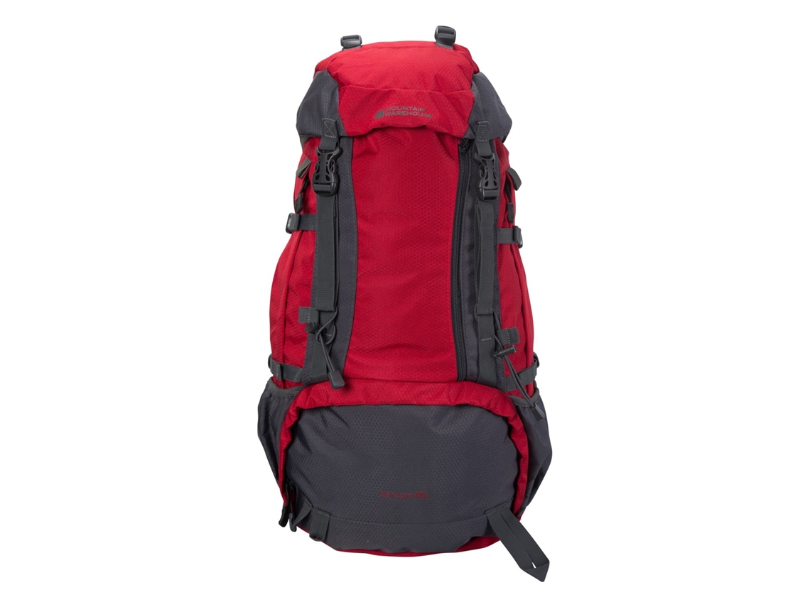Mochila Mountain Warehouse Venture, Tamanho Único, Vermelha/cinza, Para Transporte E Organização Prática Dos Artigos Indicados