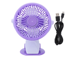 Ventilador De Mesa Usb Mini (com Clip, Ultra Silencioso)