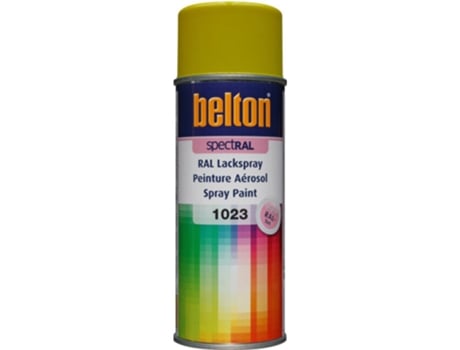Spray Belton Spect Ral Brilhante Spray 400 Ml (Ral 1023 Amarelo Tráfego)