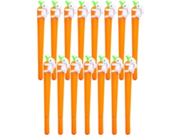 Conjunto De 15 Canetas Em Gel Com Corpo Ergonômico Silicone E Design