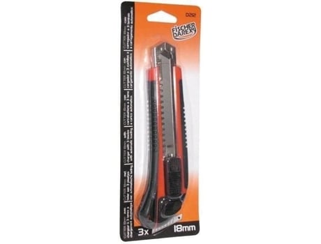 Cortador Fischer Darex Recarga Automática 18 Mm 6 Lâminas