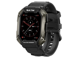 Smartwatch Bluetooth À Prova D'água Para Uso Externo (preto)