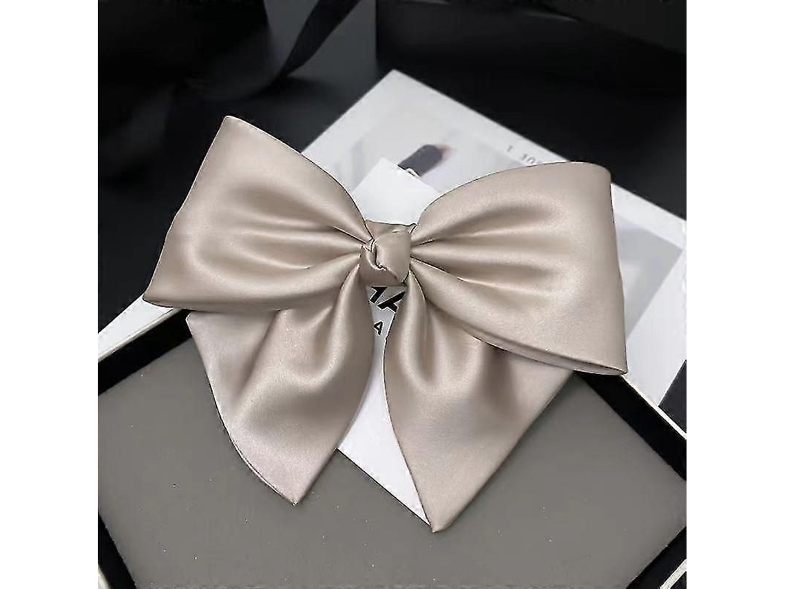 2026 2 Clips de Cabelo com Laço de Tecido, Acessórios de Cabelo Elegantes para Meninas e Mulheres, Alta Qualidade, Largura 5,5 Polegadas