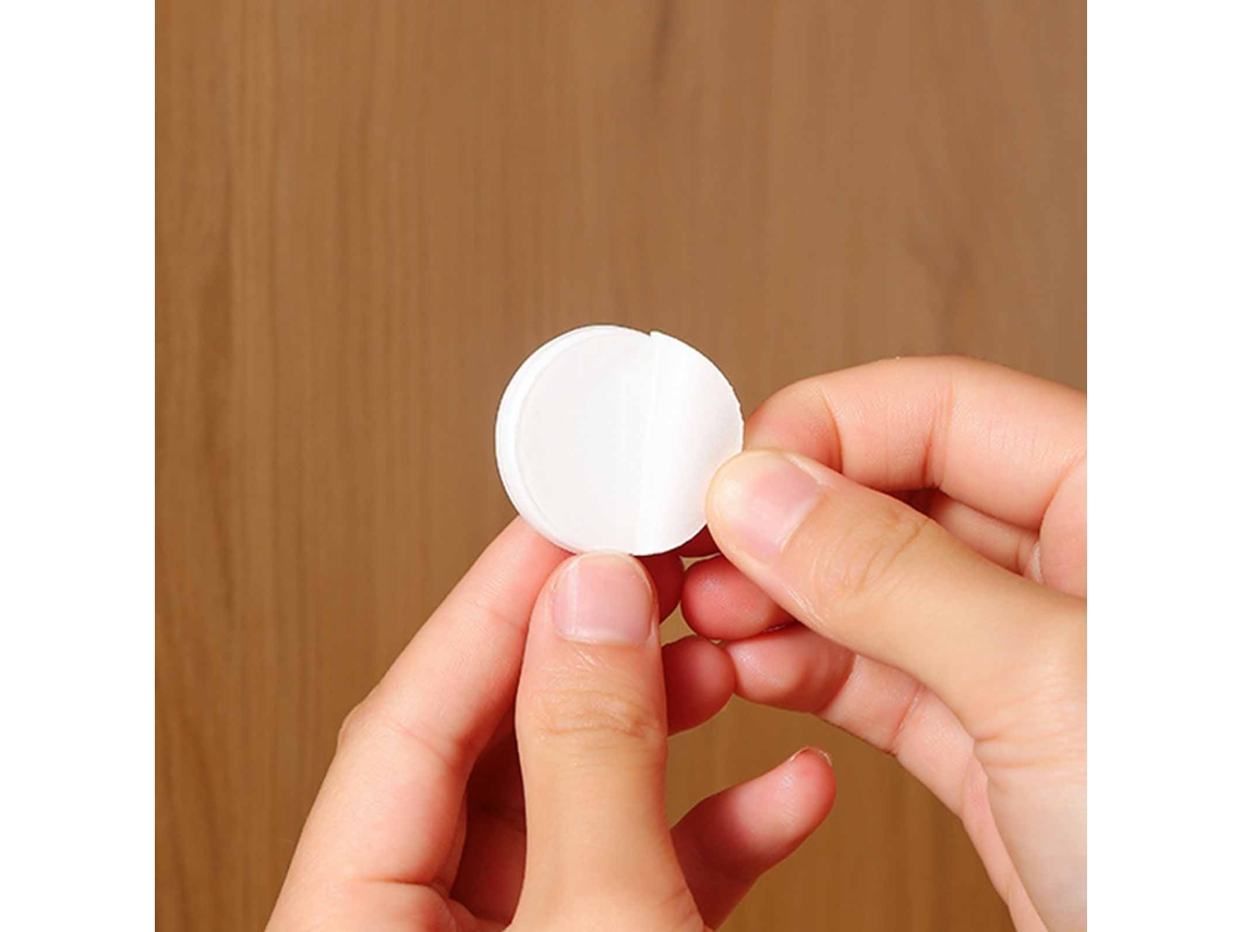 Round Wall-mounted Magnetic Remote Control Holder, Stable Magnetic Attraction, Multi-functional Storage, Eoocoo