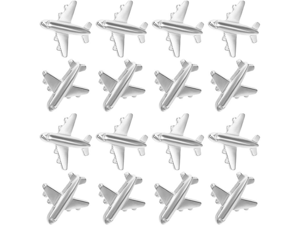 Tachinhas De Metal Em Formato Avião Da Stobaza, 60 Unidades, Em Liga De Zinco, Para Decoração De Paredes E Organização