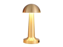 Lâmpada de Mesa Sem Fio Usb Recarregável Led Dimmable Touch para Quarto Lclgold Ouro
