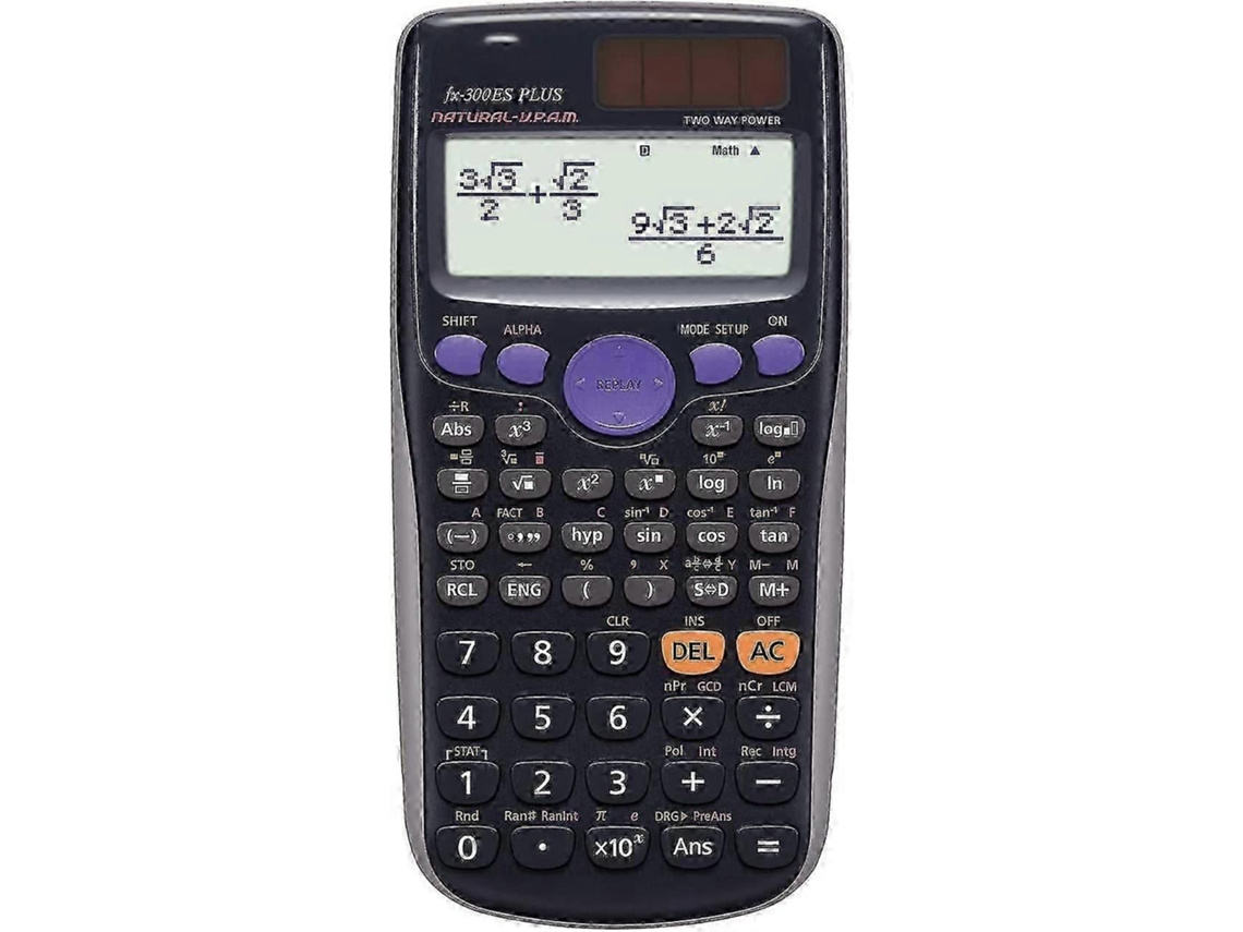 Calculadora Científica Fx-82es Plus Para Escolas, Preta