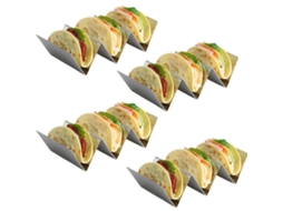 Suporte Criativo Em Aço Inoxidável Para Panquecas, Tacos E Rolinhos Primavera