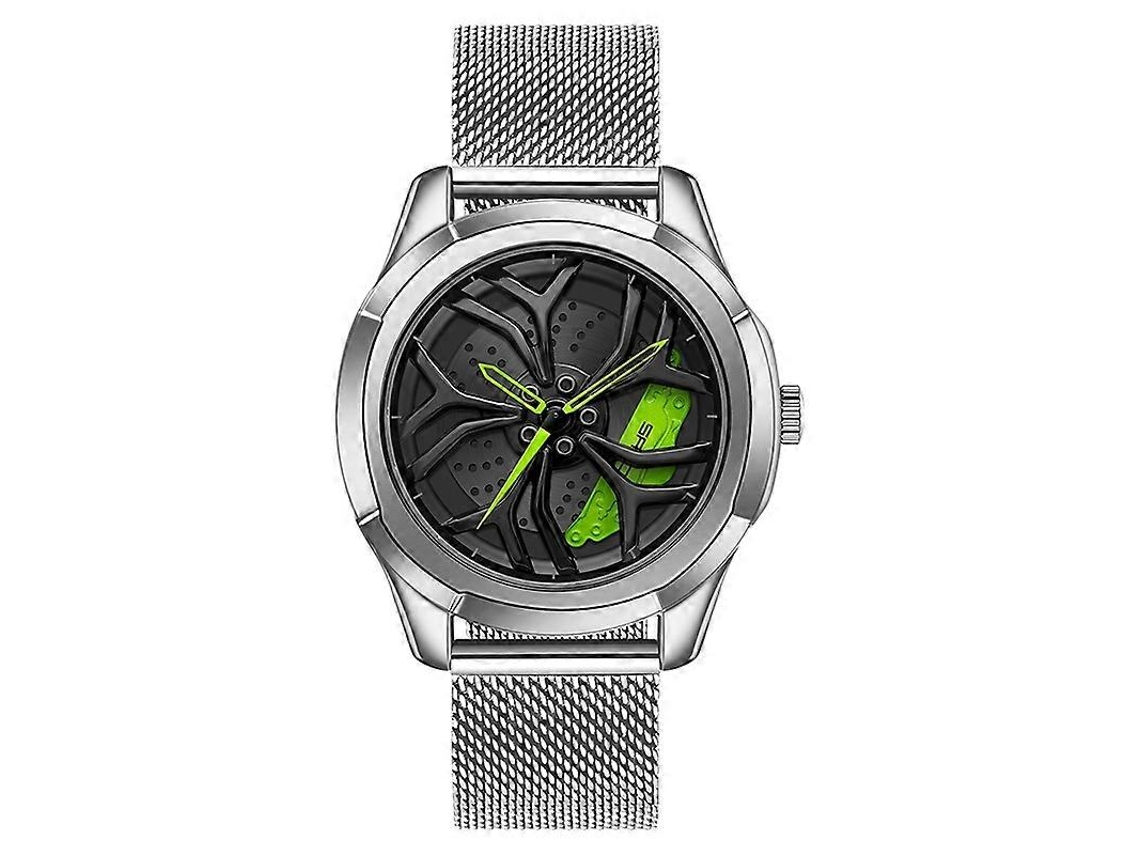 Relógio Masculino Sanda 1065 Com Mostrador Fixo Vazado Em 3d E Mecanismo De Quartzo. Estilo: Pulseira De Malha.