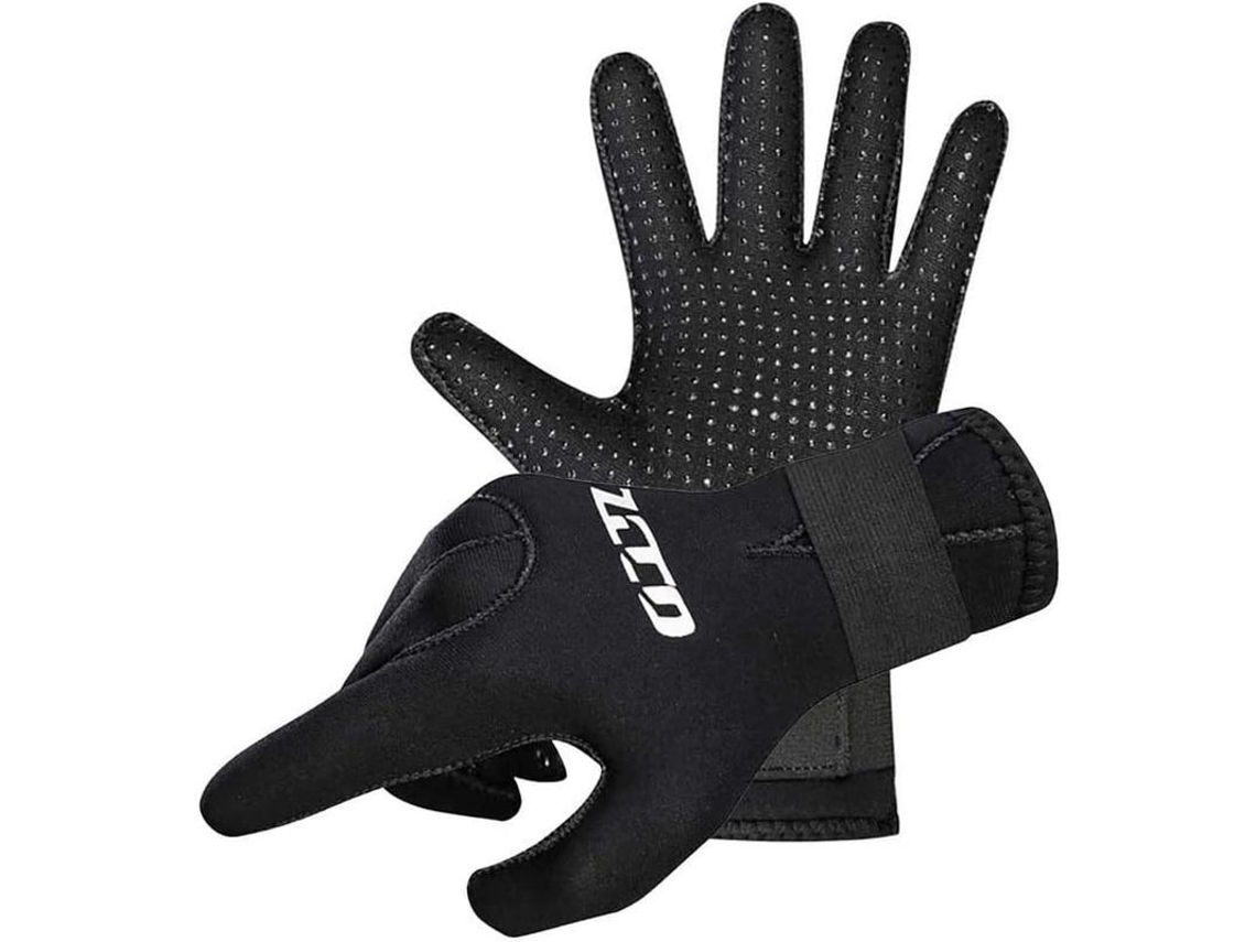 Luvas De Mergulho De Neopreno 3mm Antiderrapantes Quentes Com Cinto Ajustável Para Mergulho, Surf, Kayak, Tamanho S