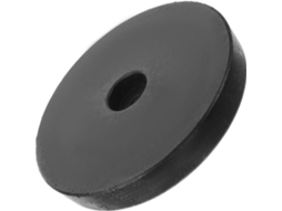 Base De Contrapeso Para Candeeiro De Mesa Em Ferro Preto, Base Arredondada Para Maior Estabilidade E