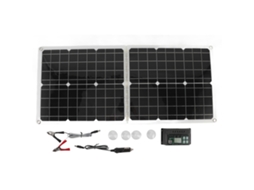 Painel Solar Plegável Primerox 50w 2a Policristalino para Camping e Viagem