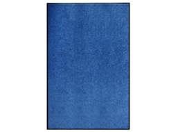 Vidaxl Tapete De Porta Lavável 120x180 Cm Azul