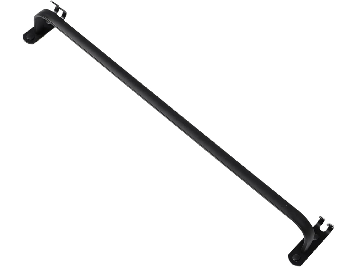 Suporte Para Toalhas De Banheiro Em Alumínio Preto Espacial, Barra Única, Montado Na Parede, Pratele Gokoco